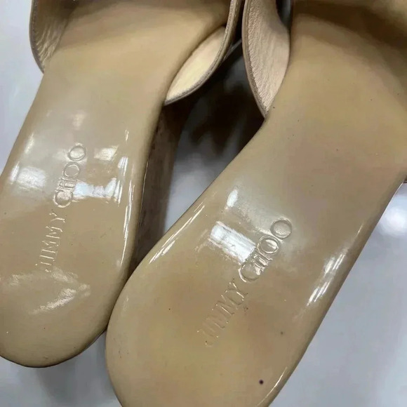JIMMY CHOO wedge Sandals size 41/ 10.5 - Picture 3 of 9